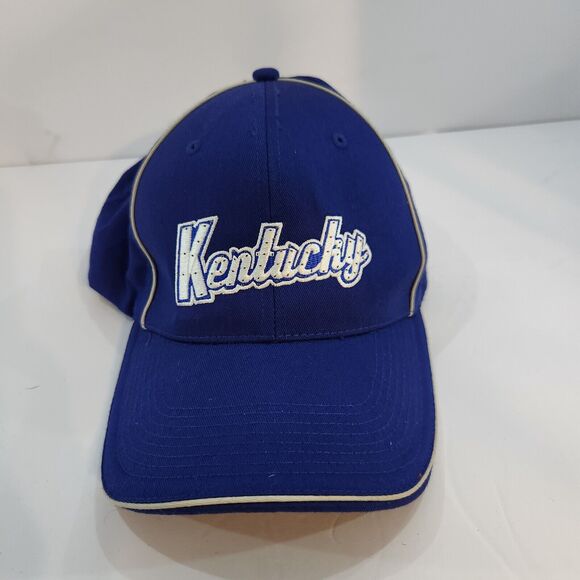 Kentucky Wildcats $50 OS Blue LED Light Up Logo Baseball Cap Hook Loop TESTED - Picture 1 of 7